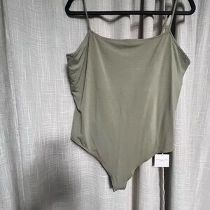 American Eagle Olive Green Bodysuit